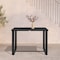 Armen Living Felicia Outdoor Patio Counter Height Dining Table in Black Aluminum 840254332584 - alternate 5